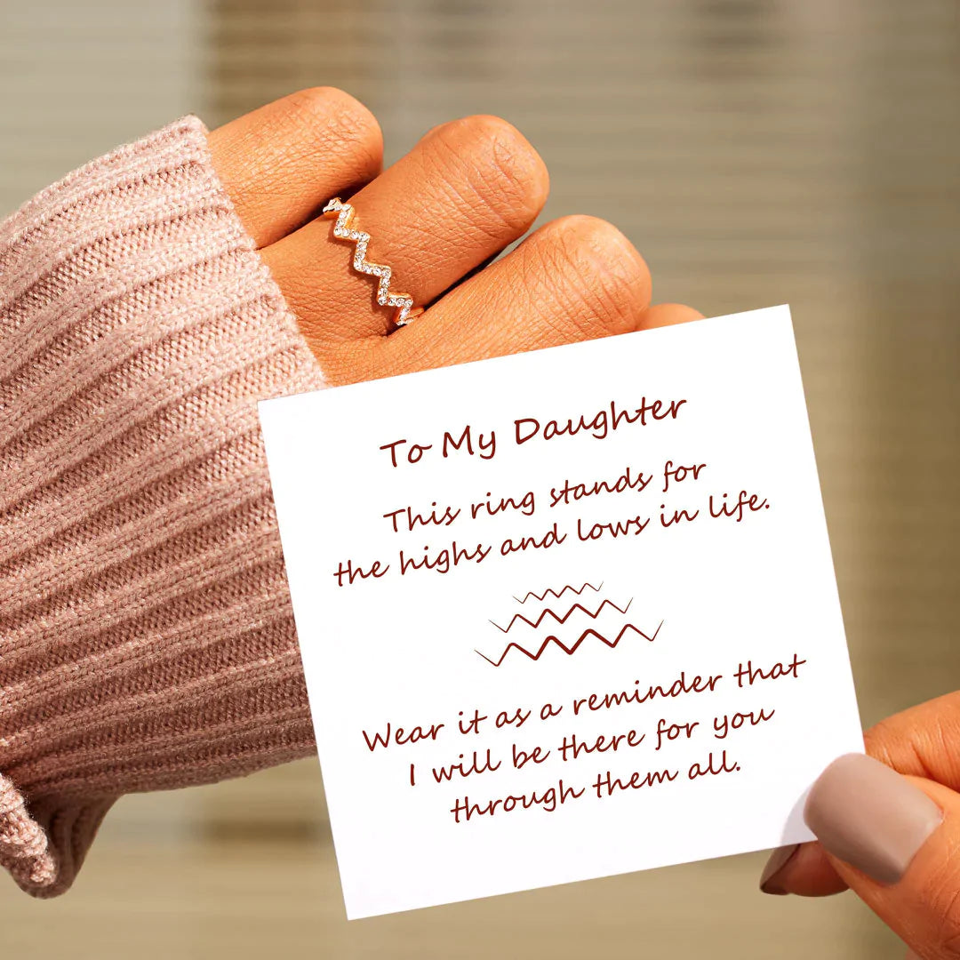 For Daughters Highs And Lows Ring