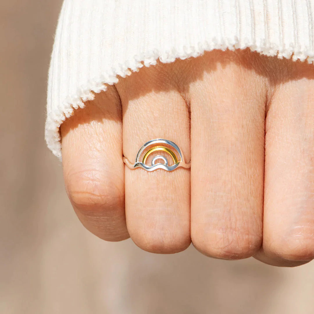 Mom You Are Like A Rainbow Arch Ring