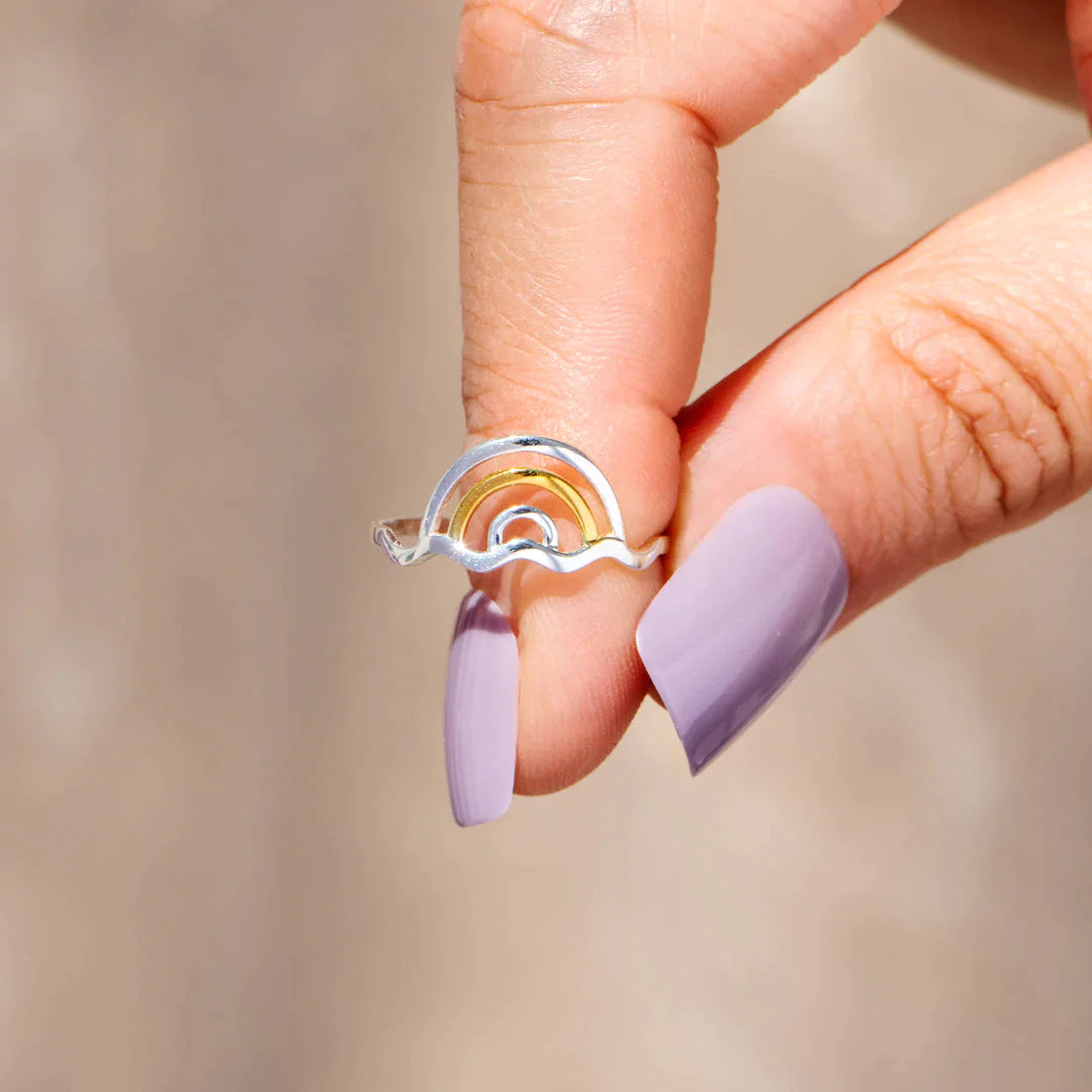 Mom You Are Like A Rainbow Arch Ring