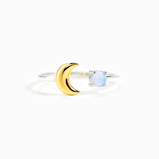 Live Life To The Fullest Moon Opal Ring