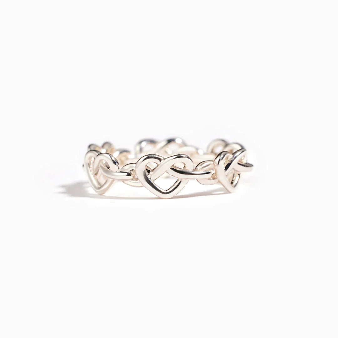 Mama's World Infinity Heart Knot Ring